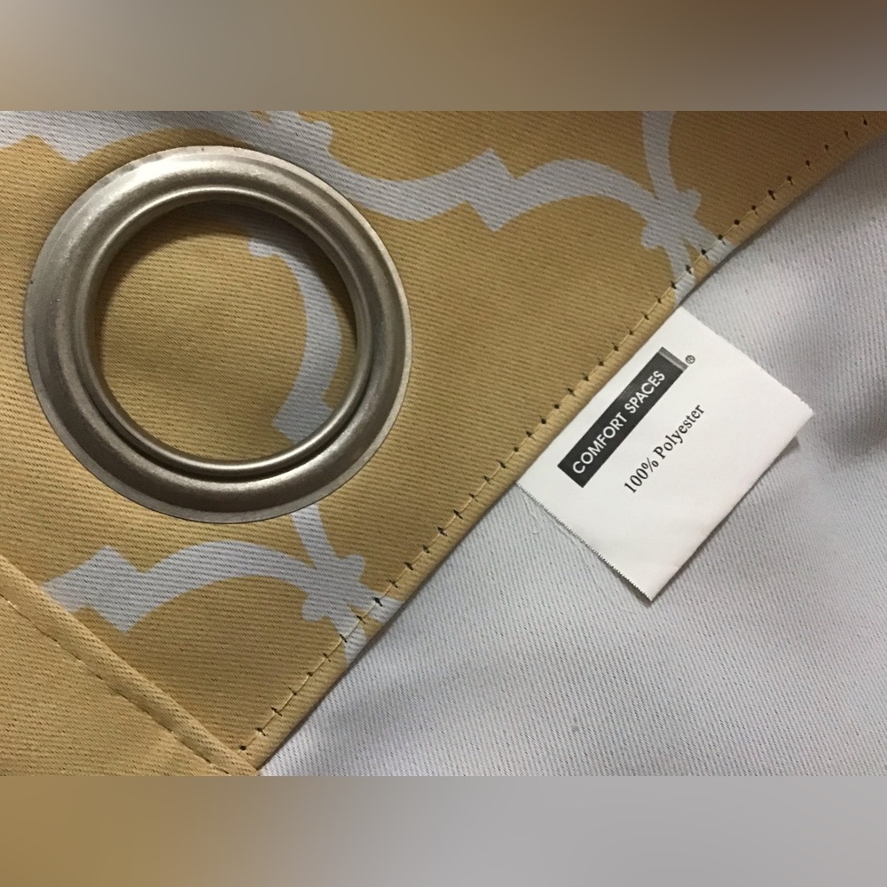 Yellow Blackout Curtains 96’ L x 50’ W x4 - Picture 4 of 4